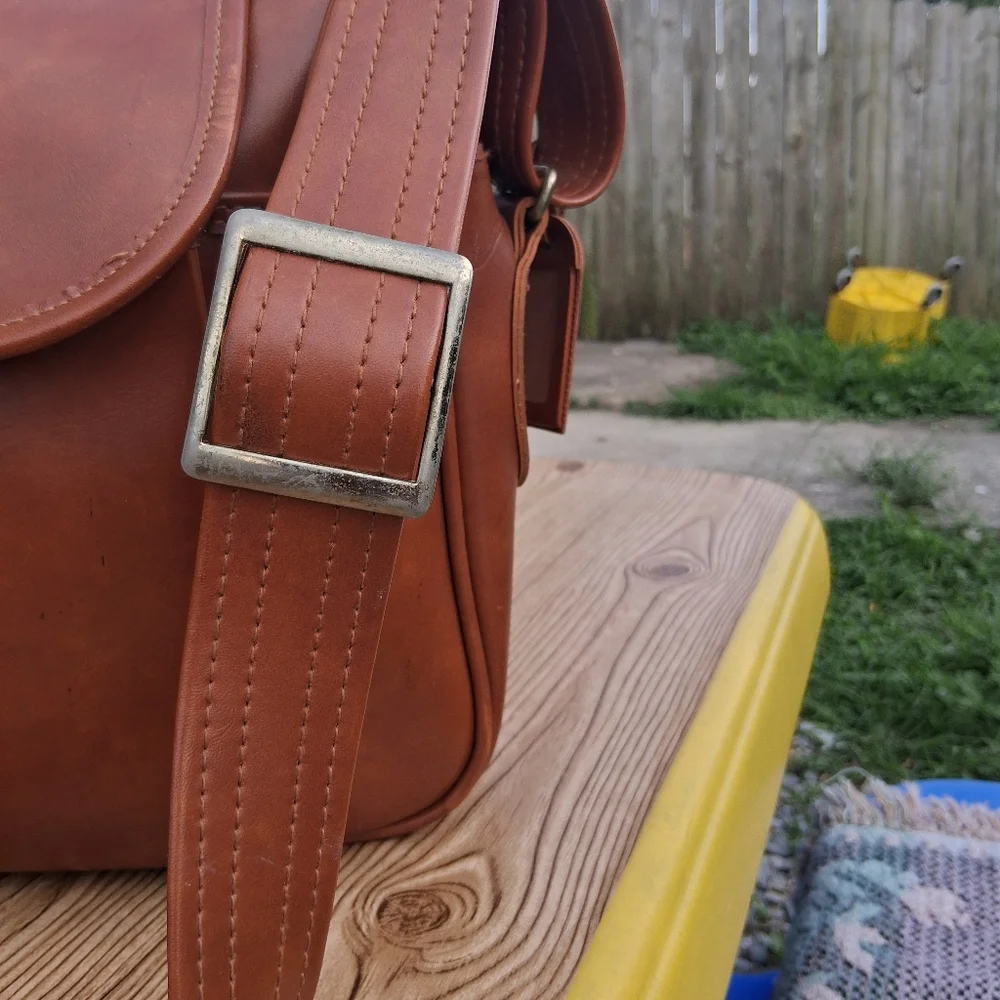 Classic Brown Leather Men's Bag